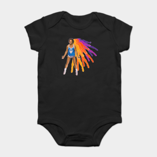 Richard Simmons Baby Bodysuit - Richard Simmons Retro Sweatin' FanArt by DarkLordPug